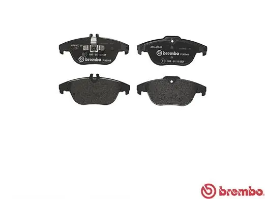 P50068 Brembo Okładziny (klocki) do hamulców tarczowych tylne