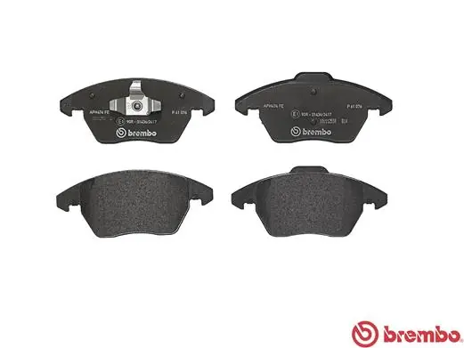 P61076 Brembo Klocki hamulcowe przednie tarczowe
