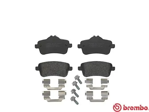 P50099 Brembo Okładziny (klocki) do hamulców tarczowych tylne
