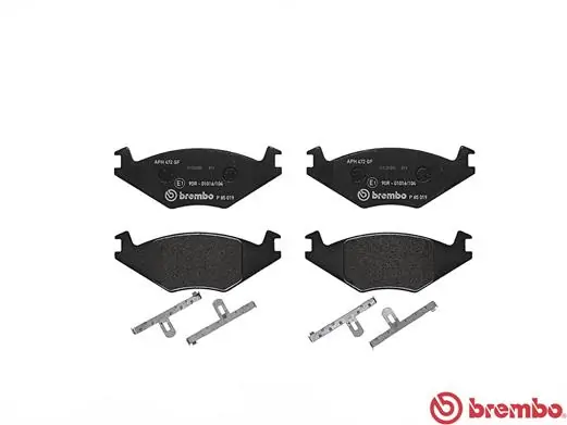 P85019 Brembo Klocki hamulcowe przednie tarczowe