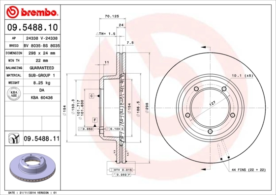 09548811 Brembo