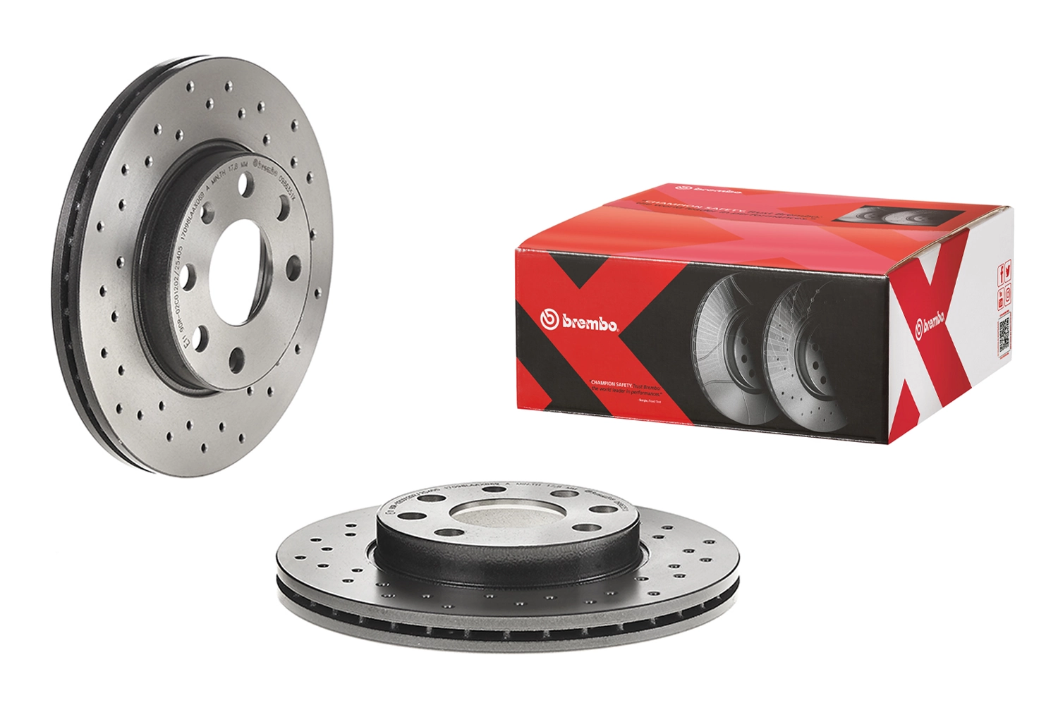 0986351X Brembo Tarcza hamulcowa przednia