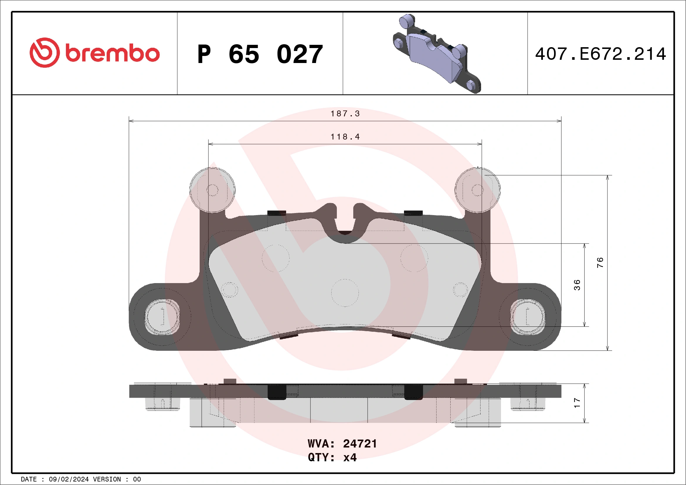 P65027 Brembo
