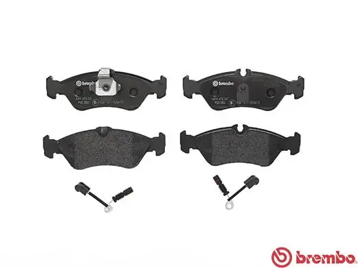 P50082 Brembo Okładziny (klocki) do hamulców tarczowych tylne