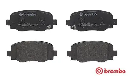 P37020 Brembo Okładziny (klocki) do hamulców tarczowych tylne