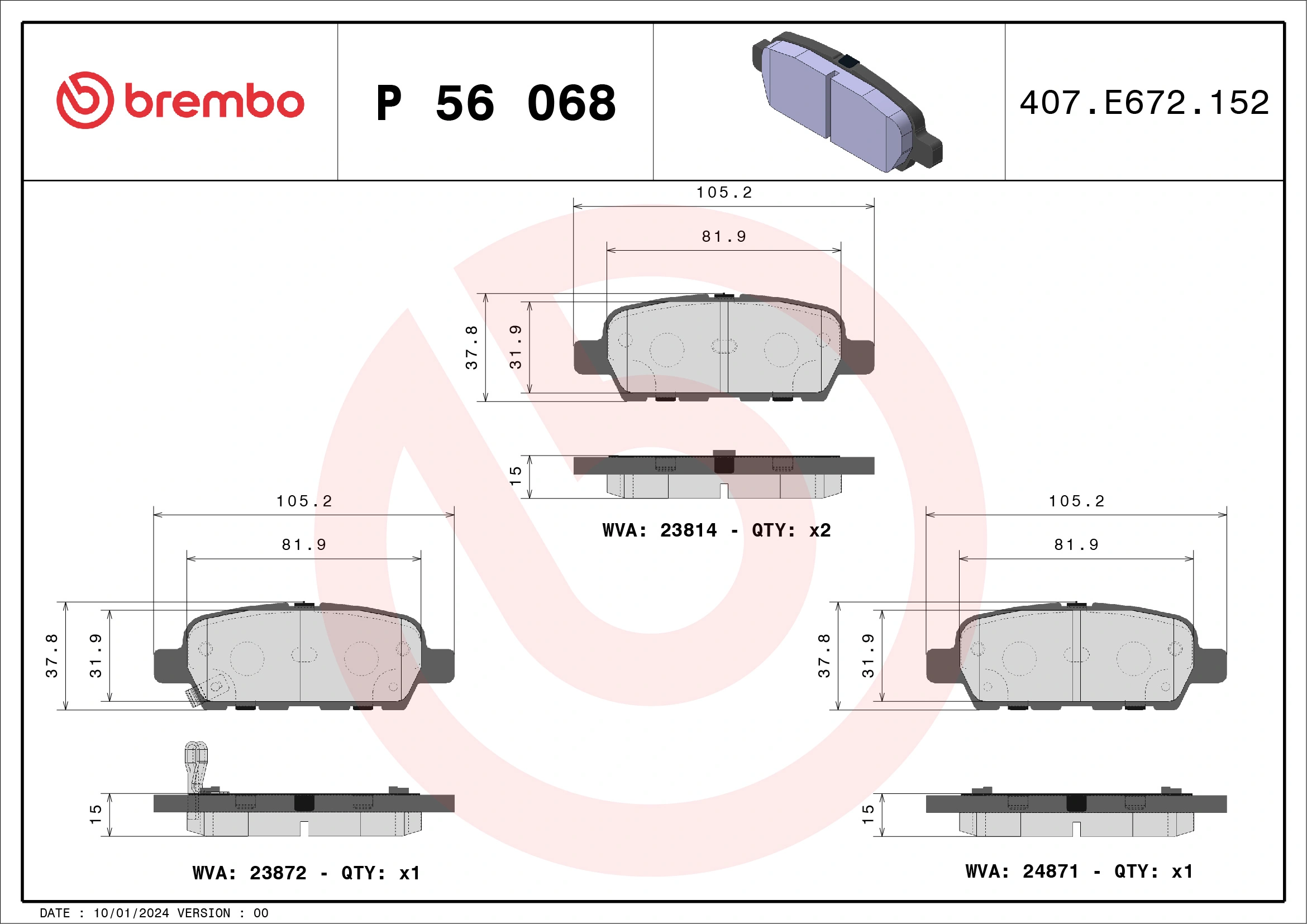 P56068 Brembo