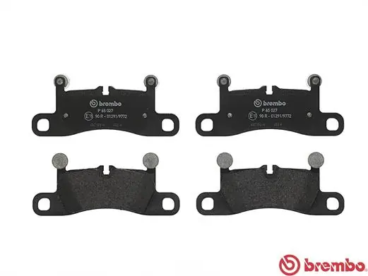P65027 Brembo Okładziny (klocki) do hamulców tarczowych tylne