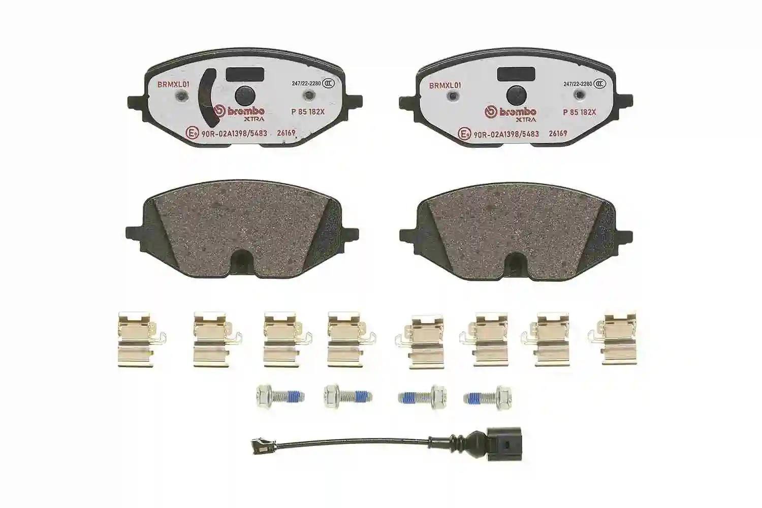 P85182X Brembo Klocki hamulcowe przednie tarczowe