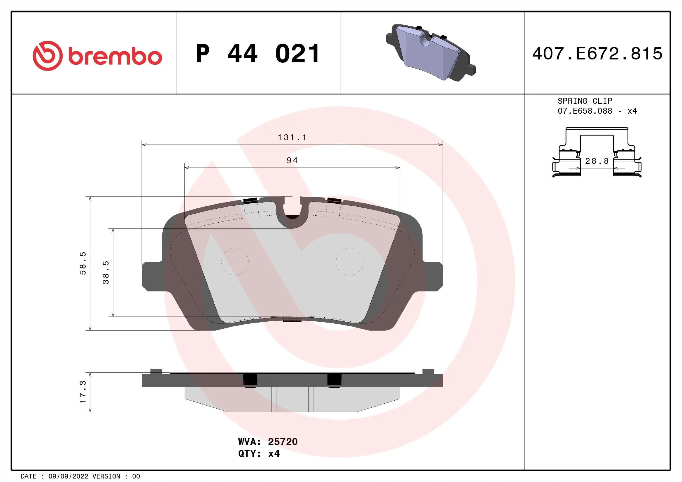 P44021 Brembo