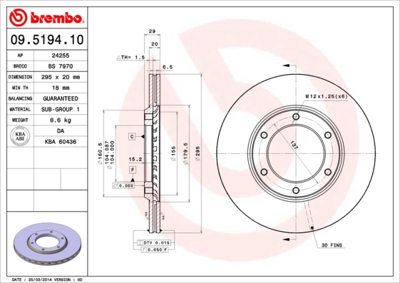 09519410 Brembo