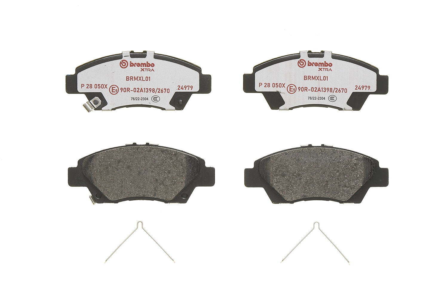 P28050X Brembo Klocki hamulcowe przednie tarczowe