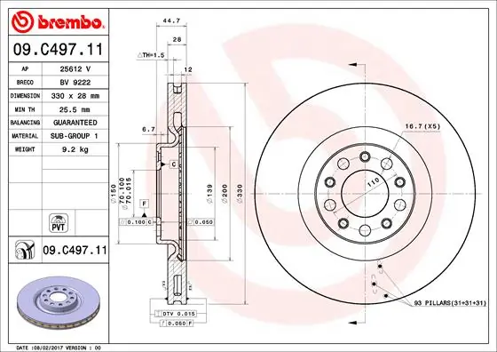 09C49711 Brembo