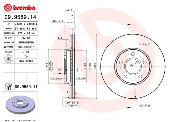 09958914 Brembo