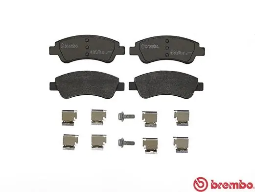 P61066 Brembo Klocki hamulcowe przednie tarczowe