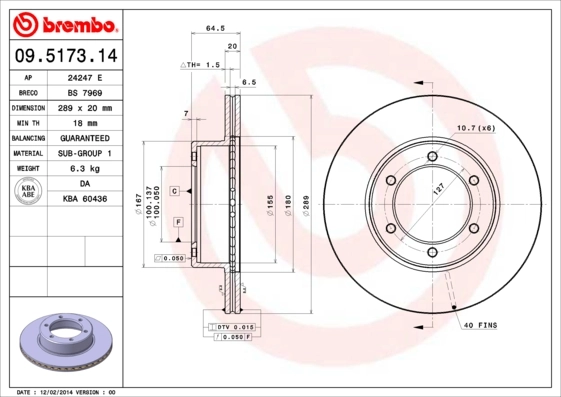 09517314 Brembo