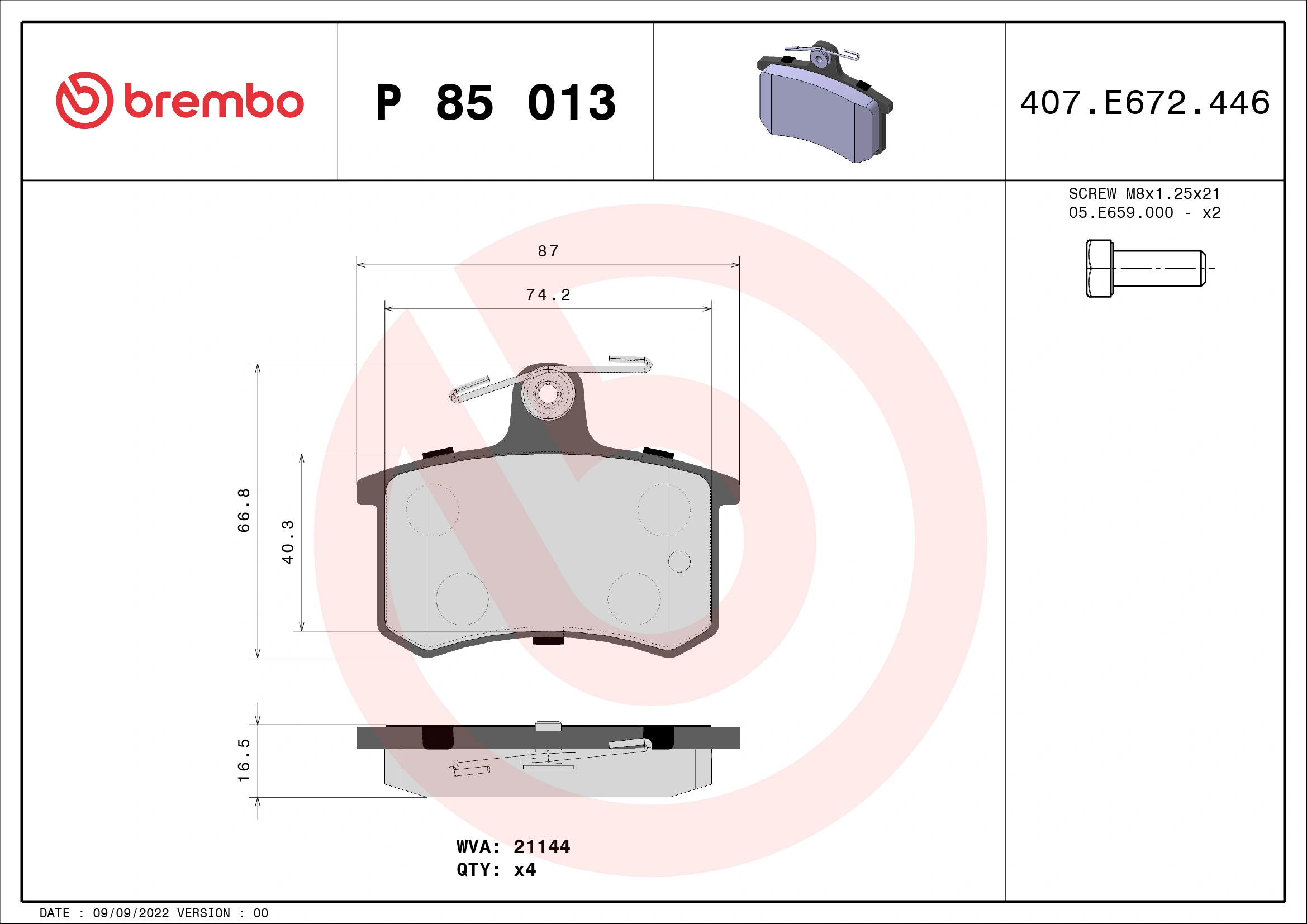 Klocki hamulcowe Alfa Romeo 156