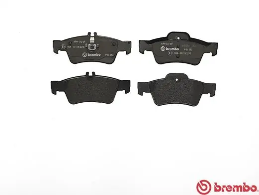 P50052 Brembo Okładziny (klocki) do hamulców tarczowych tylne
