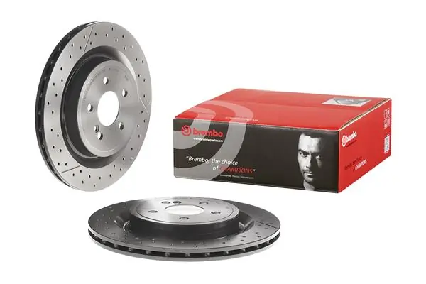 09B78811 Brembo Tarcza hamulcowa tylna