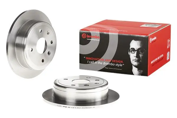 08A87210 Brembo Tarcza hamulcowa tylna