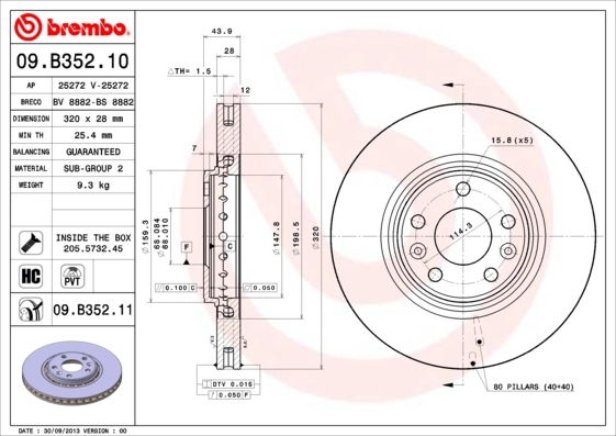 09B35211 Brembo