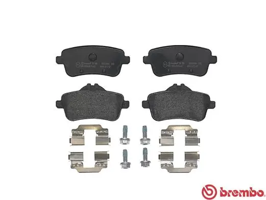 P50100 Brembo Okładziny (klocki) do hamulców tarczowych tylne