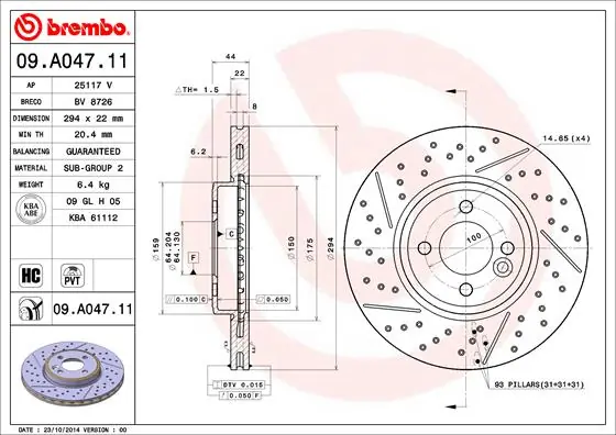09A04711 Brembo