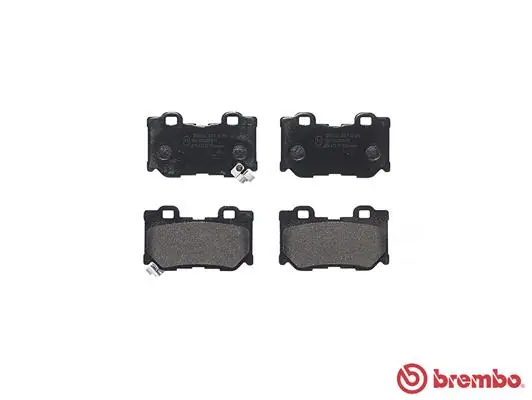 P56095 Brembo Okładziny (klocki) do hamulców tarczowych tylne