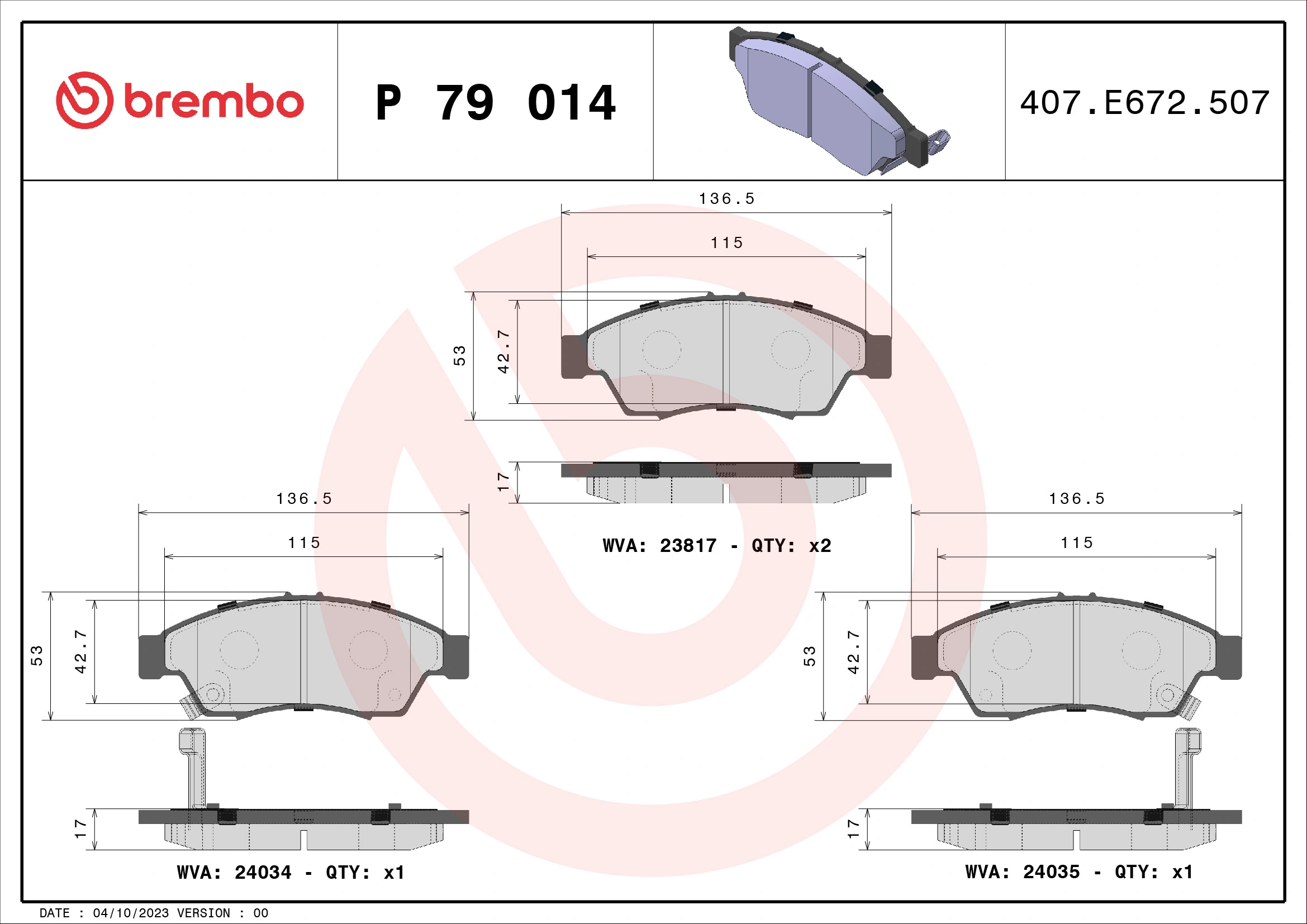 P79014 Brembo