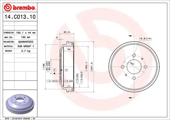 14C01310 Brembo