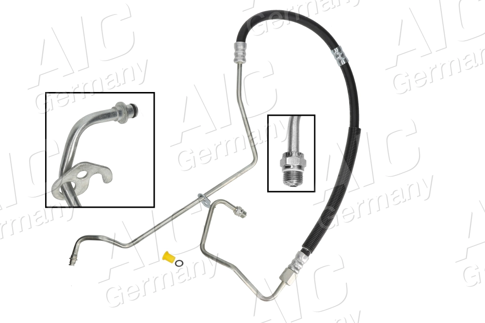 Przewód hydraulicznego układu wspomagania wysokiego ciśnienia, od pompy do maglownicy (mechanizmu) do Ford Mondeo B4Y