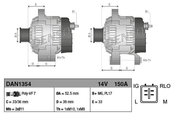 Alternator Lexus GS