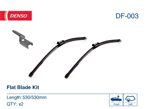 DF003 Denso Pióro wycieraczki szyby przedniej, zestaw (2 szt.)