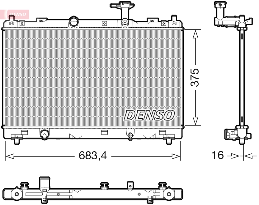 Chłodnica silnika Suzuki Vitara SUV (LY) (2015 - 2026) cena, od 172,60 USD