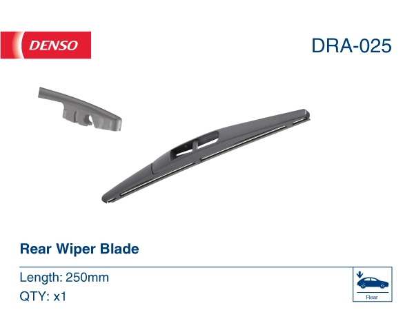 DRA025 Denso Pióro wycieraczki szyby tylnej