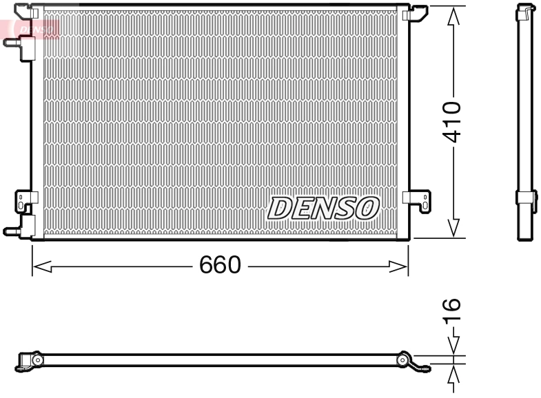 DCN20045 Denso Chłodnica klimatyzacji