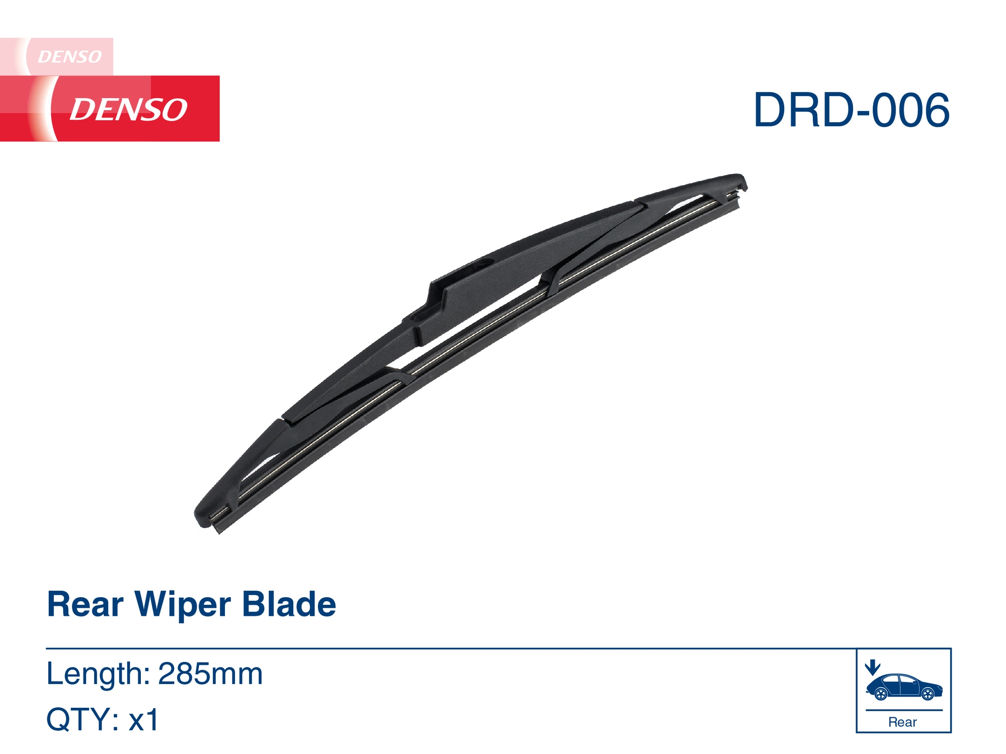 DRD006 Denso Pióro wycieraczki szyby tylnej