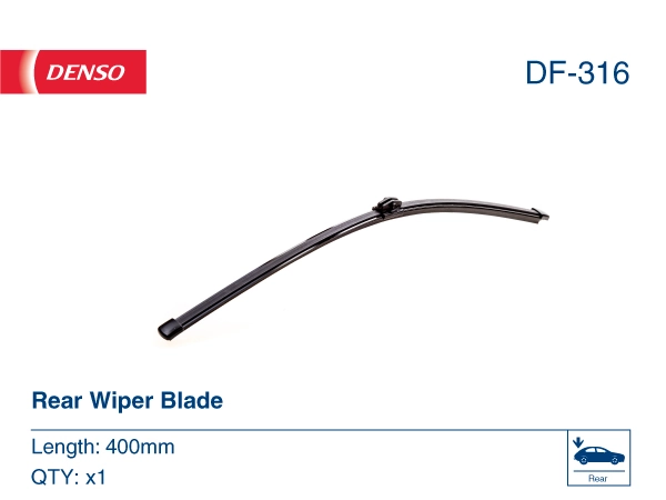 DF316 Denso Pióro wycieraczki szyby tylnej