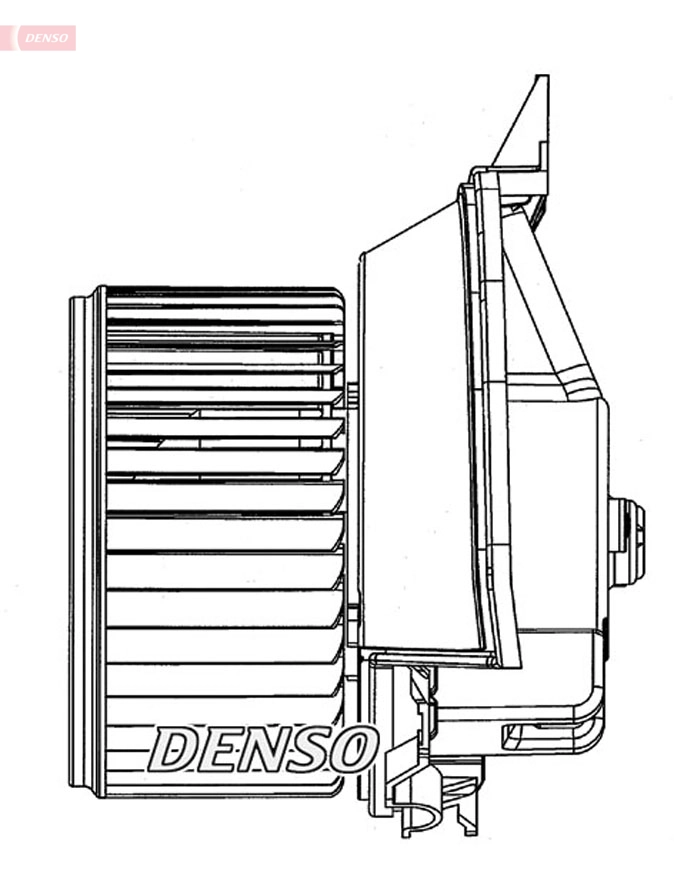 Silniczek wentylatora nagrzewnicy Citroen Nemo