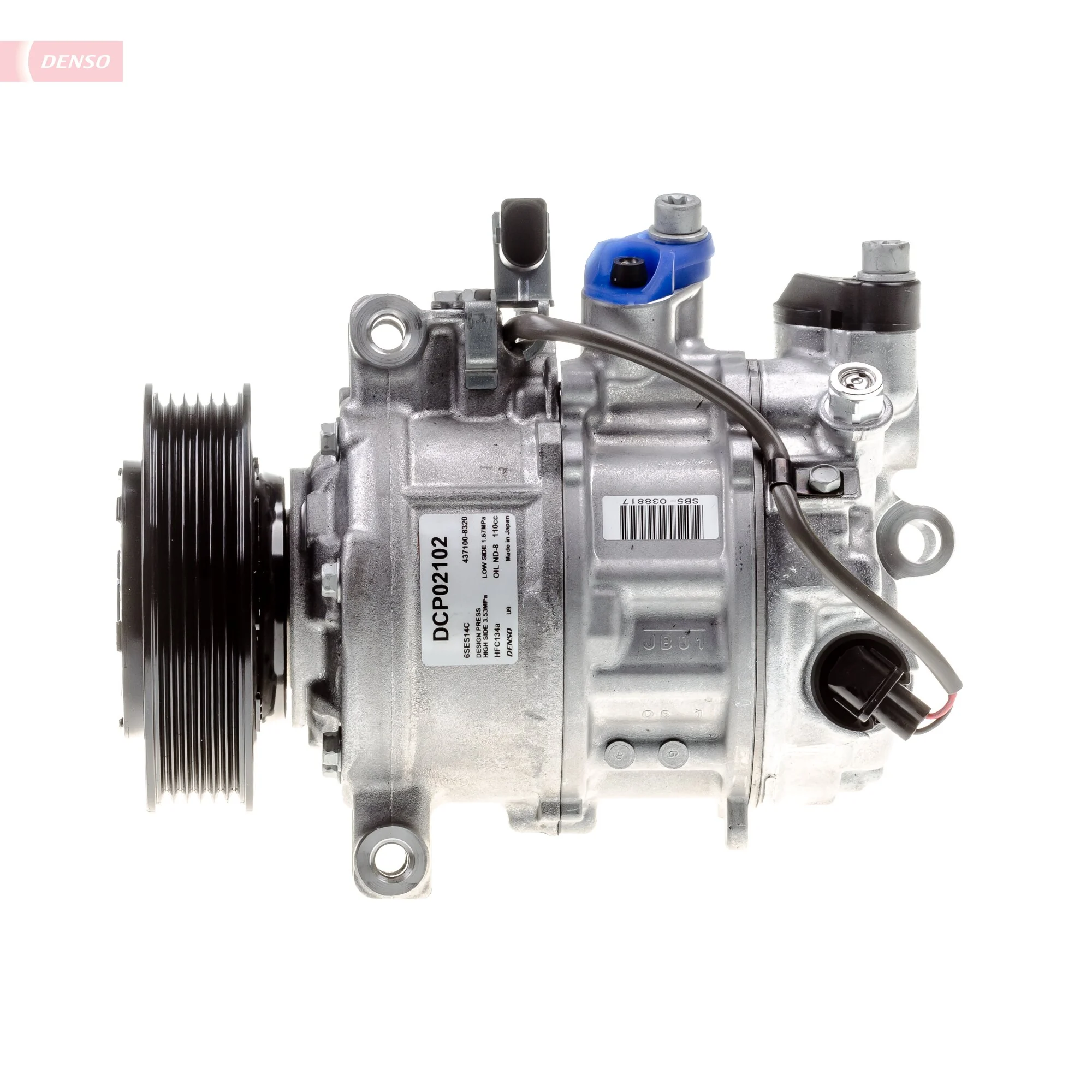 Do koszyka DCP02102 Denso Sprężarka klimatyzacji