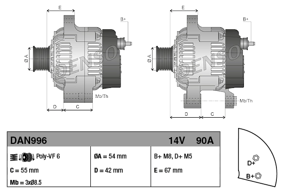  Alternator Fiat Albea 