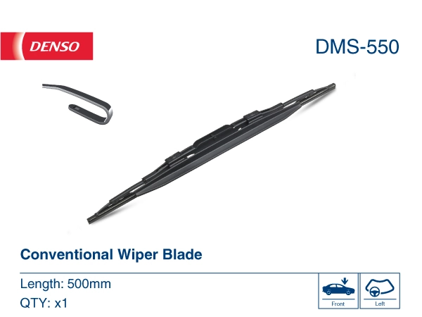 DMS550 Denso Pióro wycieraczki szyby przedniej, zestaw (2 szt.)