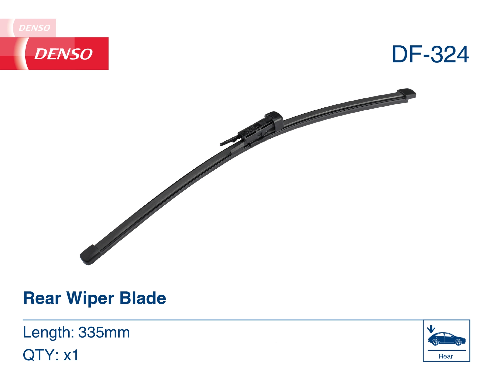 DF324 Denso Pióro wycieraczki szyby tylnej