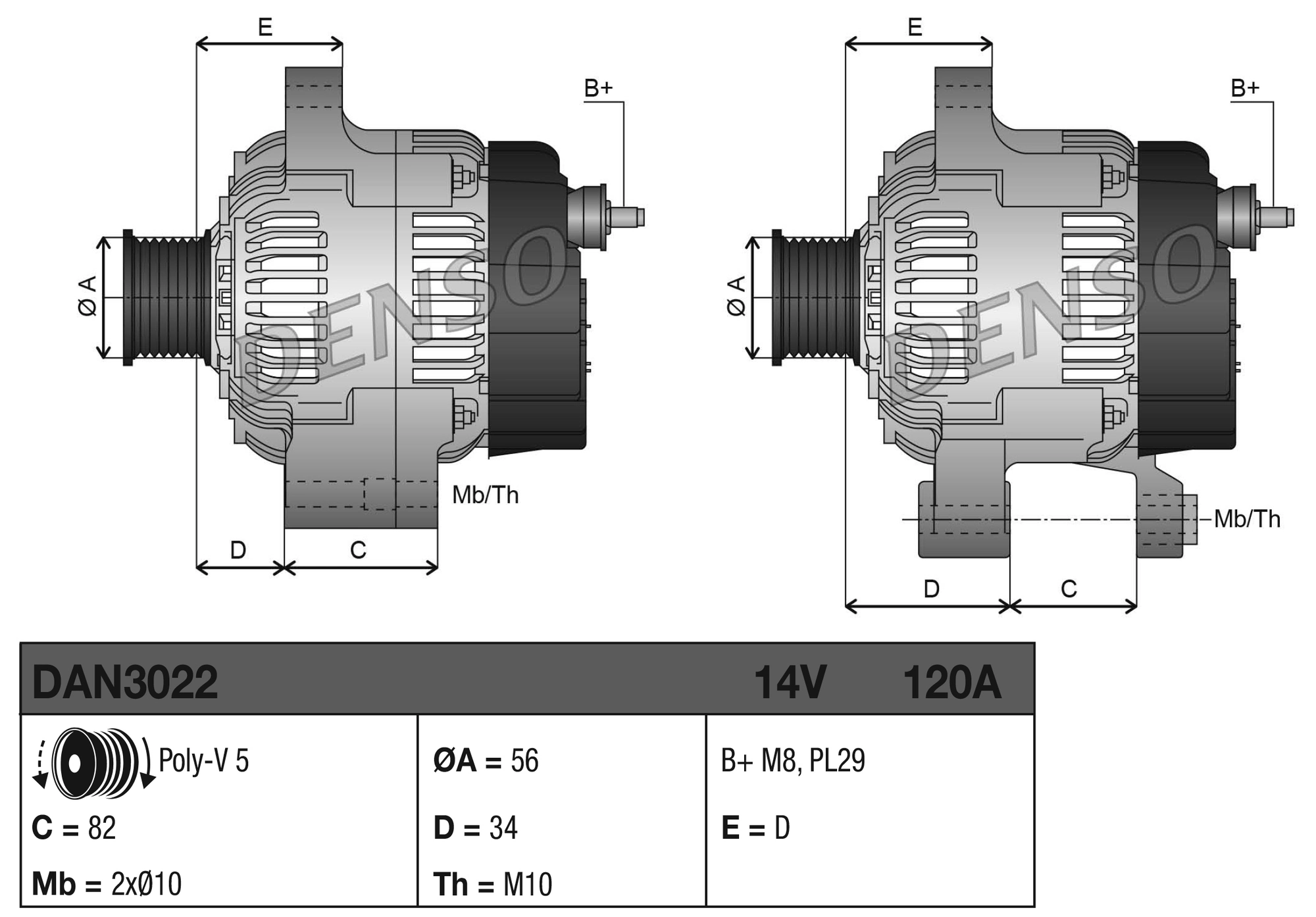  Alternator Audi A4 