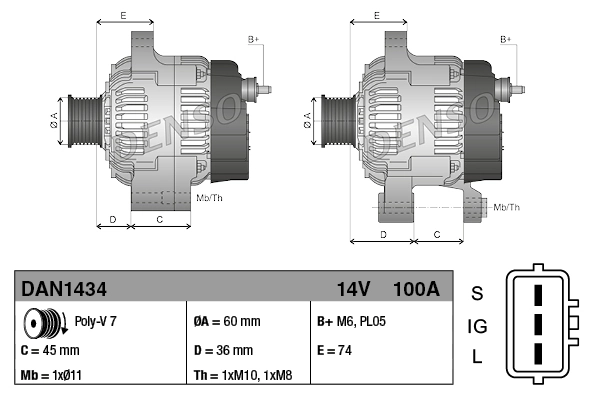 Kupić Alternator Toyota Highlander  ACU2, MCU2 w dobrej cenie