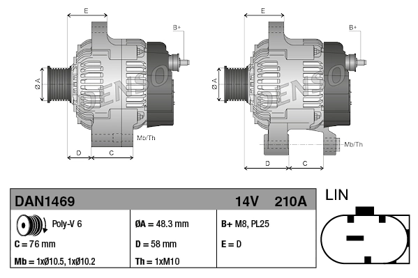 Alternator BMW X5 G05, F95