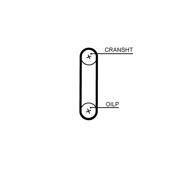 Pasek pompy olejowej Gates T358HOB cena, od 24,88 USD