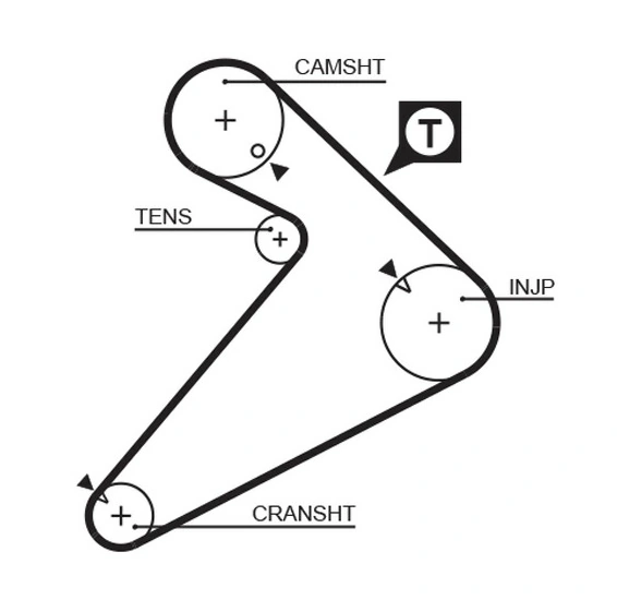 MD050130 Mitsubishi Pasek rozrządu