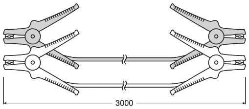 OSC101 Osram Kable rozruchowe