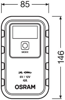 Ładowarka do akumulatora samochodowego Osram OEBCS904 cena, od 46,48 USD