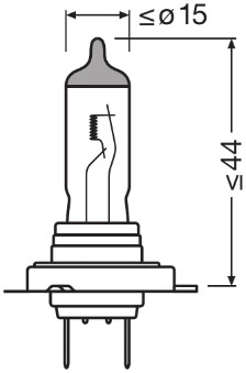 64215TSP Osram Żarówka halogenowa